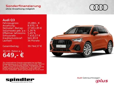 Gebraucht Audi Q3 S-Line 150 PS (110 kW) 2026 Orange SUV