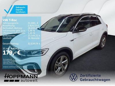 Second-hand VW T-Roc R-line 150 CP (110 kW) 2025 Alb SUV