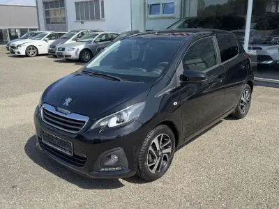 Gebraucht Peugeot 108 Active 82 PS (60 kW) 2017 Schwarz Limousine