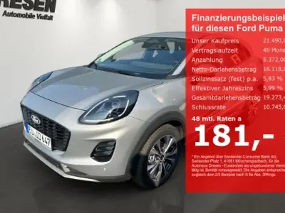 Gebraucht Ford Puma Titanium 125 PS (91 kW) 2025 Solarsilber SUV