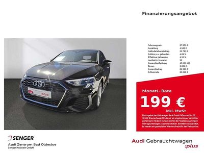 Second-hand Audi A3 S-Line 150 CP (110 kW) 2024 Negru Berlinǎ