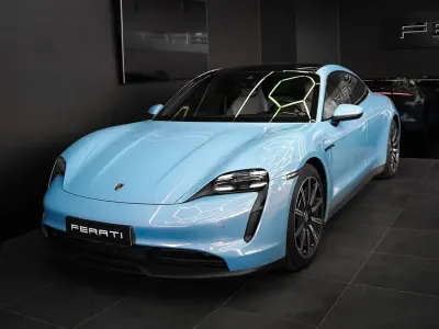 Gebraucht Porsche Taycan 4S Performance Package 419 kW (571 PS) 2021 Blau Limousine