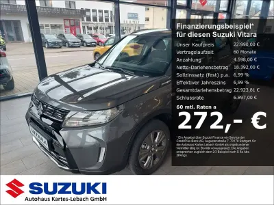 Ny Suzuki Vitara Club 129 HK (94 kW) 2026 Sort SUV