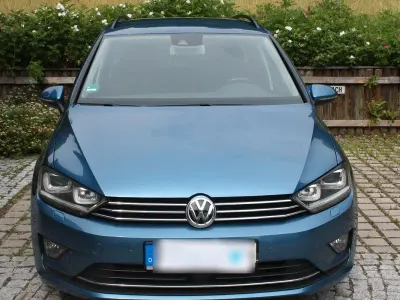 Gebraucht VW Golf Sportsvan LOUNGE 125 PS (91 kW) 2015 Blau Van / Kleinbus