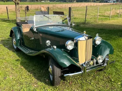 Gebraucht MG TD 54 PS (39 kW) 1951 Grün Cabrio