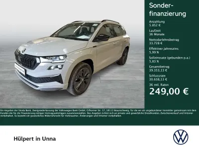 Neu Skoda Karoq SportLine 190 PS (139 kW) 2026 Steelgrau SUV