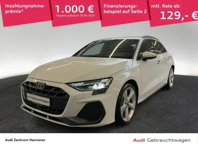 Gebraucht Audi A3 S-Line 150 PS (110 kW) 2024 Gletscherweiß metallic Limousine