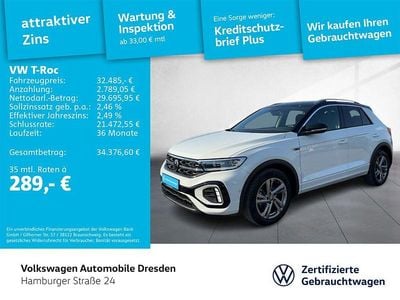 Gebraucht VW T-Roc R-line 150 PS (110 kW) 2025 Weiß SUV