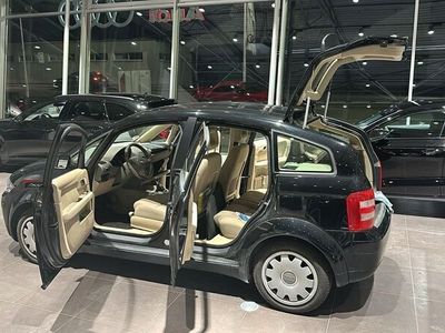 gebraucht Audi A2 1.4 Benziner schwarz / innen beige