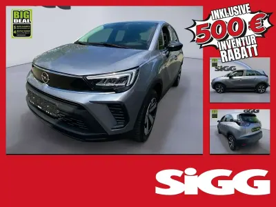 Gebraucht Opel Crossland X Edition 110 PS (80 kW) 2022 Kontrast grau (metallic) SUV