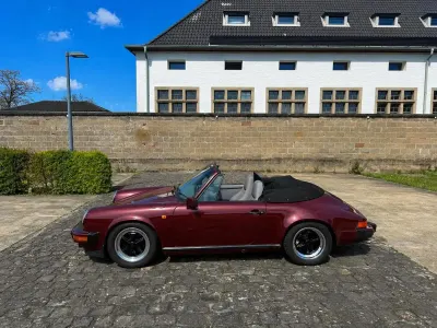 Usata Porsche 911SC 204 CV (150 kW) 1983 Rosso Cabrio