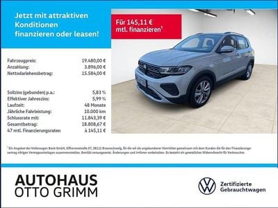 Gebraucht VW T-Cross Life 95 PS (69 kW) 2024 Grau SUV