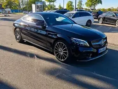 Gebraucht Mercedes C180 AMG line 156 PS (114 kW) 2019 Schwarz Coupé