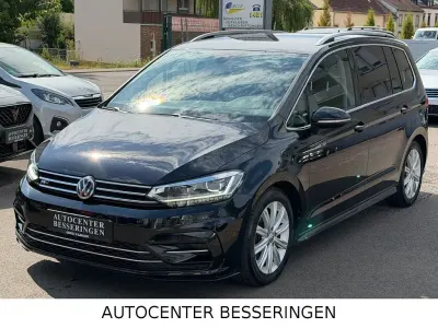 Gebraucht VW Touran R-line 150 PS (110 kW) 2017 Schwarz Van / Kleinbus