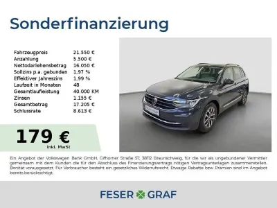 Gebraucht VW Tiguan Life 150 PS (110 kW) 2022 Uranograu SUV