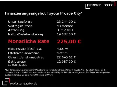 Neu Toyota Proace City City 101 PS (74 kW) 2026 Weiß Van / Kleinbus