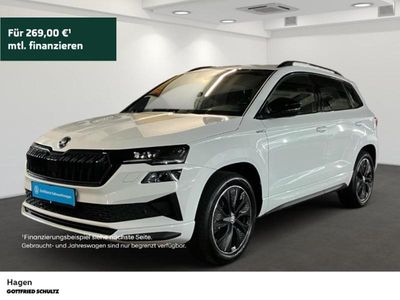 Gebraucht Skoda Karoq SportLine 150 PS (110 kW) 2023 Moonweiß perleffekt SUV