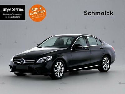 Gebraucht Mercedes C220 Avantgarde 194 PS (142 kW) 2019 Lack obsidianschwarz Limousine