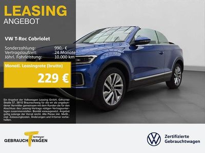 Usata VW T-Roc Cabriolet Style 150 CV (110 kW) 2025 Blu Cabrio