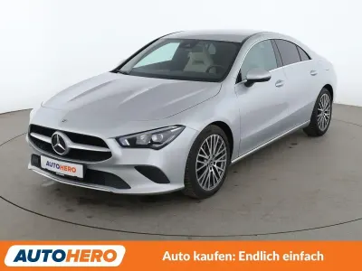 Używany Mercedes CLA200 Progressive 163 KM (119 kW) 2021 Srebrny Sedan/Limuzyna