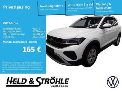 Weiß Gebraucht 2025 VW T-Cross Life SUV | 20.430 € (Guter Preis)