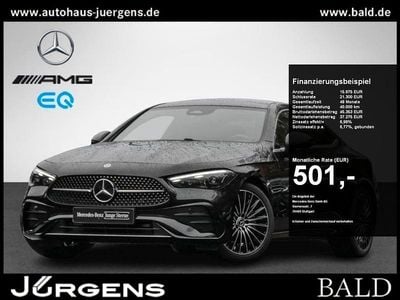 Schwarz obsidianschwarz metall Gebraucht 2024 Mercedes CLE300 AMG Coupé | 53.150 € (Superpreis)