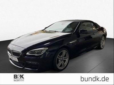 gebraucht BMW 640 Cabriolet 640 d M Sport NaviProf,HUD,RFK,HiFi,AdLED Sportpaket Bluetooth Navi LED Vo