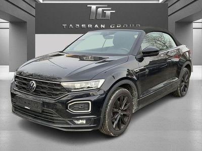 Schwarz Gebraucht 2021 VW T-Roc Cabriolet R-line Cabrio | 24.900 € (Guter Preis)