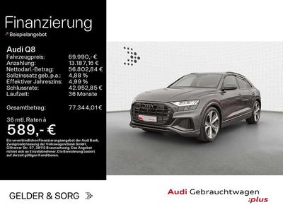 Gebraucht Audi Q8 S-Line 286 PS (210 kW) 2022 Daytonagrau perleffekt SUV