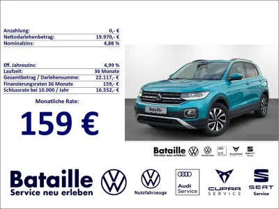 Używany VW T-Cross Active 110 KM (80 kW) 2022 Zielony SUV