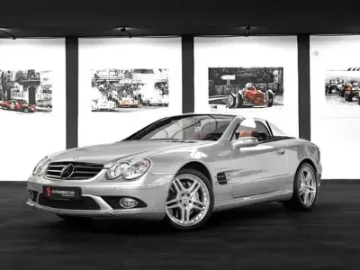 Używany Mercedes SL55 AMG AMG 517 KM (380 kW) 2006 Srebrny Kabriolet