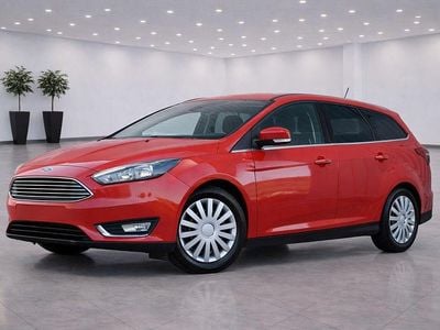 Gebraucht Ford Focus Titanium 125 PS (91 kW) 2017 Rot Kombi