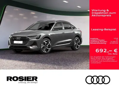 Gebraucht Audi e-tron 300 kW (408 PS) 2021 Grau / daytonagrau perleffekt (metallic) SUV