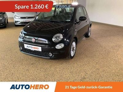 Gebraucht Fiat 500 Lounge 86 PS (63 kW) 2019 Schwarz Kleinwagen