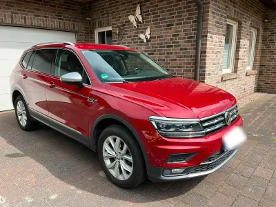 Gebraucht VW Tiguan Allspace 150 PS (110 kW) 2019 Rot SUV