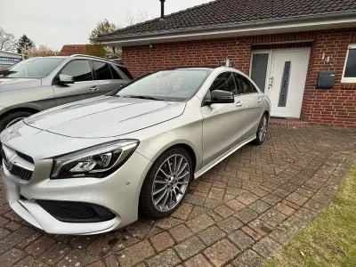 Brugt Mercedes CLA220 AMG line 184 HK (135 kW) 2018 Grå Sedan