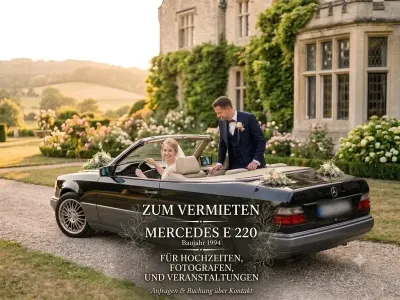 Gebraucht Mercedes E220 150 PS (110 kW) 1994 Schwarz Cabrio