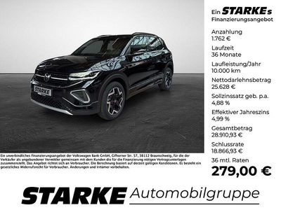 Usata VW T-Cross R-line 116 CV (85 kW) 2025 Nero SUV