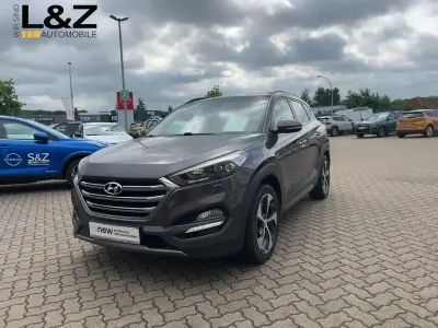 Gebraucht Hyundai Tucson Premium 177 PS (130 kW) 2016 Grau SUV