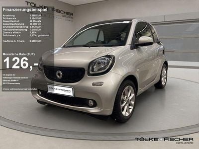 Begagnad Smart ForTwo Electric Drive Passion 60 kW (82 HK) 2019 Silver Sportkupé