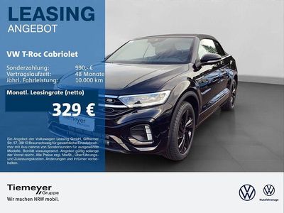 Neu VW T-Roc Cabriolet R-line 150 PS (110 kW) 2025 Schwarz Cabrio