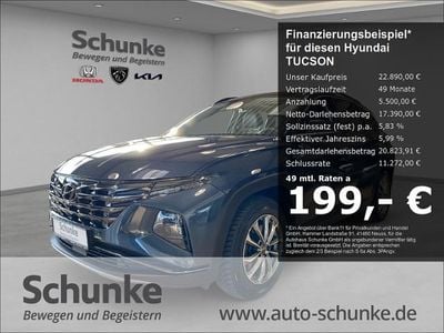 Gebraucht Hyundai Tucson Trend 179 PS (131 kW) 2021 Blau SUV