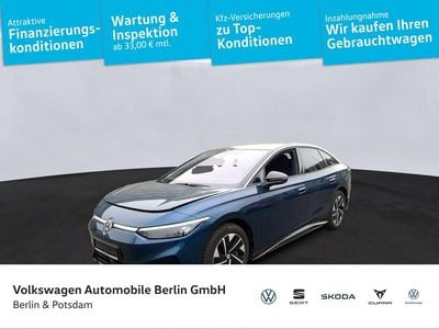 Begagnad VW ID.7 Pro 210 kW (286 HK) 2024 Blå Sedan