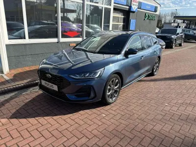 Brugt Ford Focus ST-Line 125 HK (91 kW) 2022 Blå Sedan