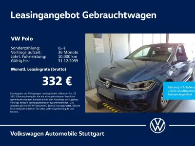 Gebraucht VW Polo R-line 95 PS (69 kW) 2022 Reef blue metallic Kleinwagen