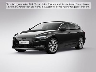 Schwarz (mythosschwarz metallic) Gebraucht 2025 Audi A6 e-tron Ambiente Kombi | 53.932 €