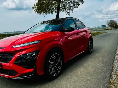 Gebraucht Hyundai Kona N Line 120 PS (88 kW) 2021 Rot SUV