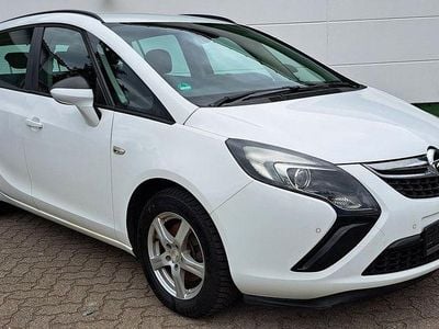 Gebraucht Opel Zafira Tourer Edition 110 PS (80 kW) 2012 Weiß Van / Kleinbus