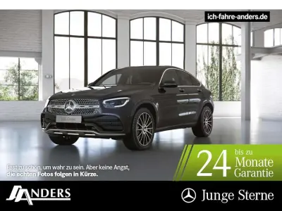 Brugt Mercedes GLC400d AMG 330 HK (242 kW) 2020 Grå Coupe