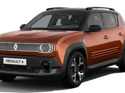 Neu Renault R4 Komfort 110 kW (150 PS) 2026 Terracottabraun + schwarzes dac Kleinwagen